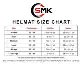 SMK RETRO JET MOTO CAPACETE BRANCO BRILLO (GL130)